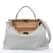 Fendi Ice Blue Large Peekaboo Bag