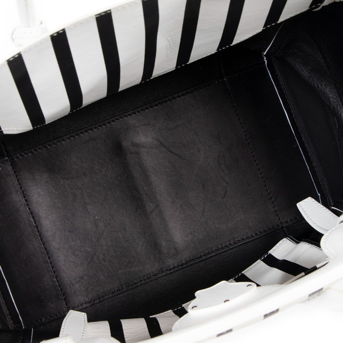 Ralph Lauren Collection Gestreepte Ricky 33 Handtas