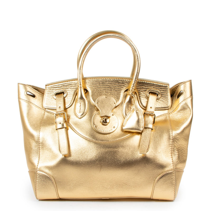 Ralph Lauren Ricky 33 Metallic Gold Bag