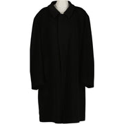 Burberry Grey Wool Car Coat