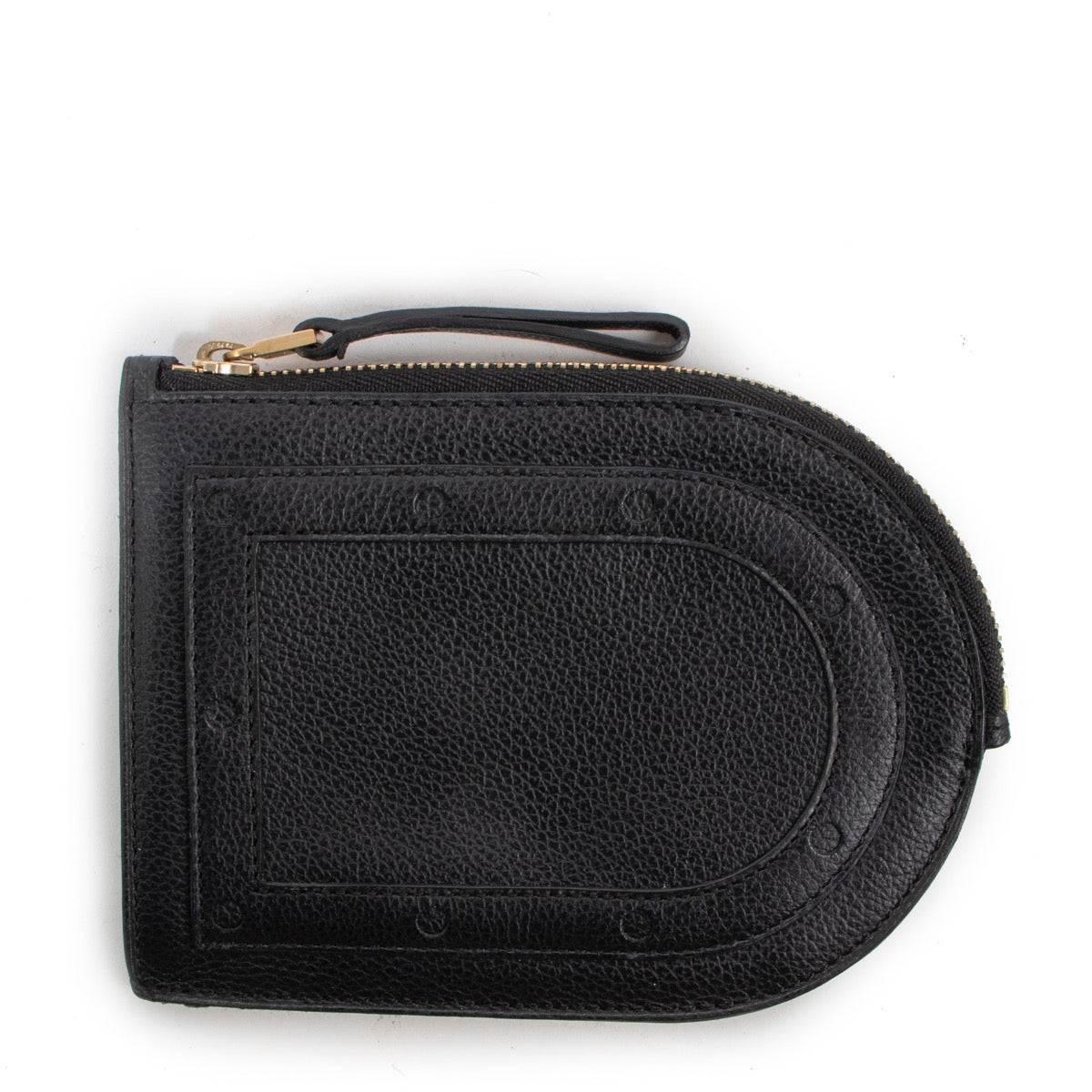 Shop safe online at Labellov in Antwerp this 100% authentic second hand Delvaux Black D Wallet