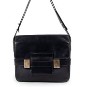 Delvaux Vintage Madame Blue Box Calf Bag
