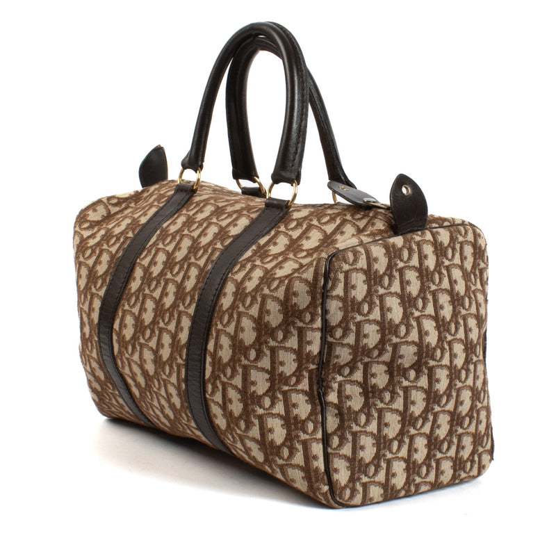shop 100% authentic second hand Christian Dior Brown Oblique Boston Bag on Labellov.com
