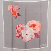 Buy an authentic second-hand Christian Dior Grey Oblique Floral Scarf in very good condition at Labellov in Antwerp.
