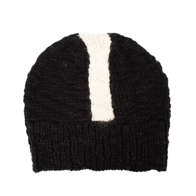 Shop safe online at Labellov 100% authentic second hand Moncler Black and White Wool Beanie