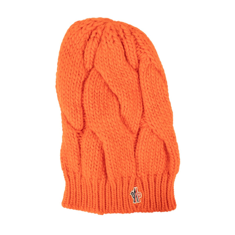 Shop safe online at Labellov this 100% authentic second hand Moncler Orange Wool and Alpaca Beanie