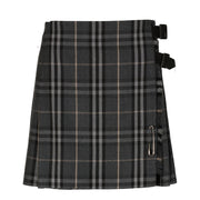 shop 100% authentic second hand Burberry London Pleated Checked Wool Kilt Skirt - Size 38 on Labellov.com