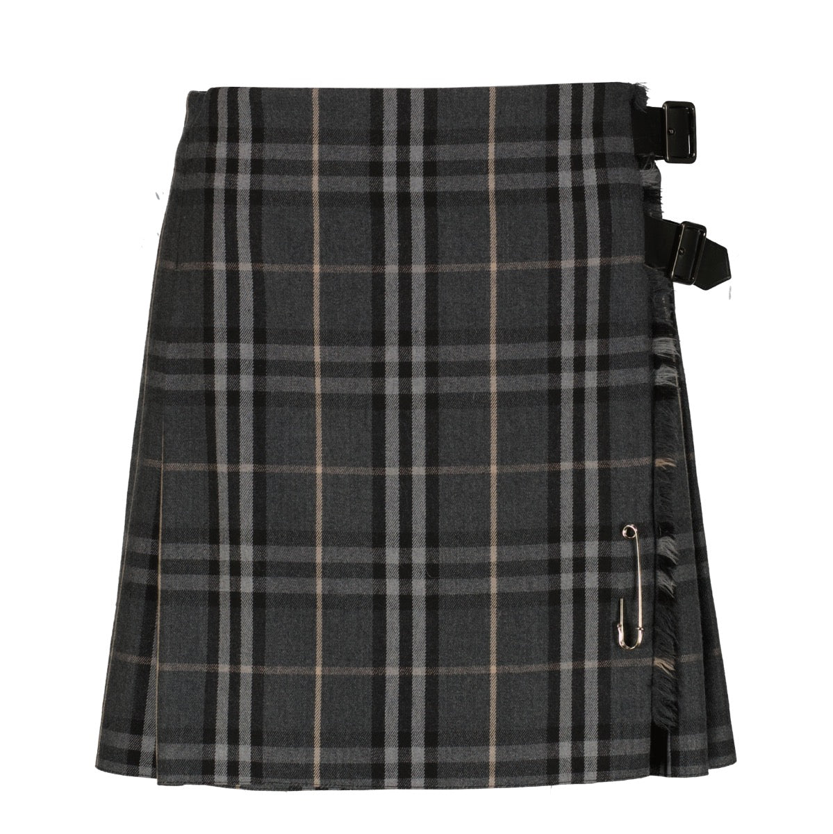 shop 100% authentic second hand Burberry London Pleated Checked Wool Kilt Skirt - Size 38 on Labellov.com