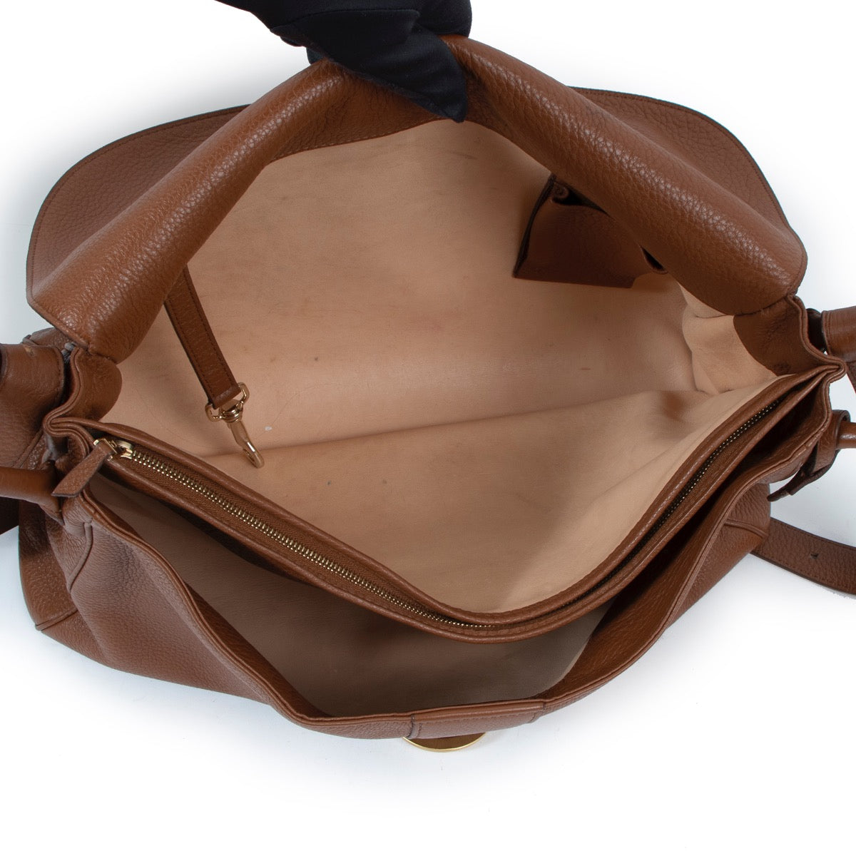 Delvaux Brown Brillant Besace Shoulder Bag
