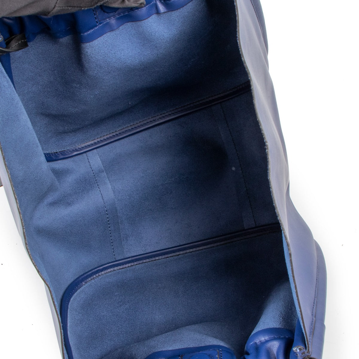 Proenza Schouler Ruched L Blue Two-Tone Tote Bag