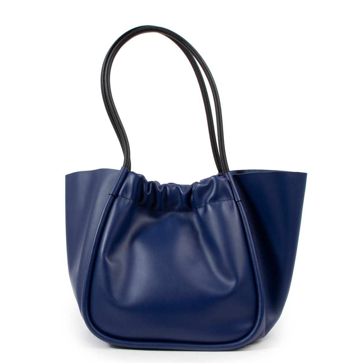 Proenza Schouler Ruched L Blue Two-Tone Tote Bag