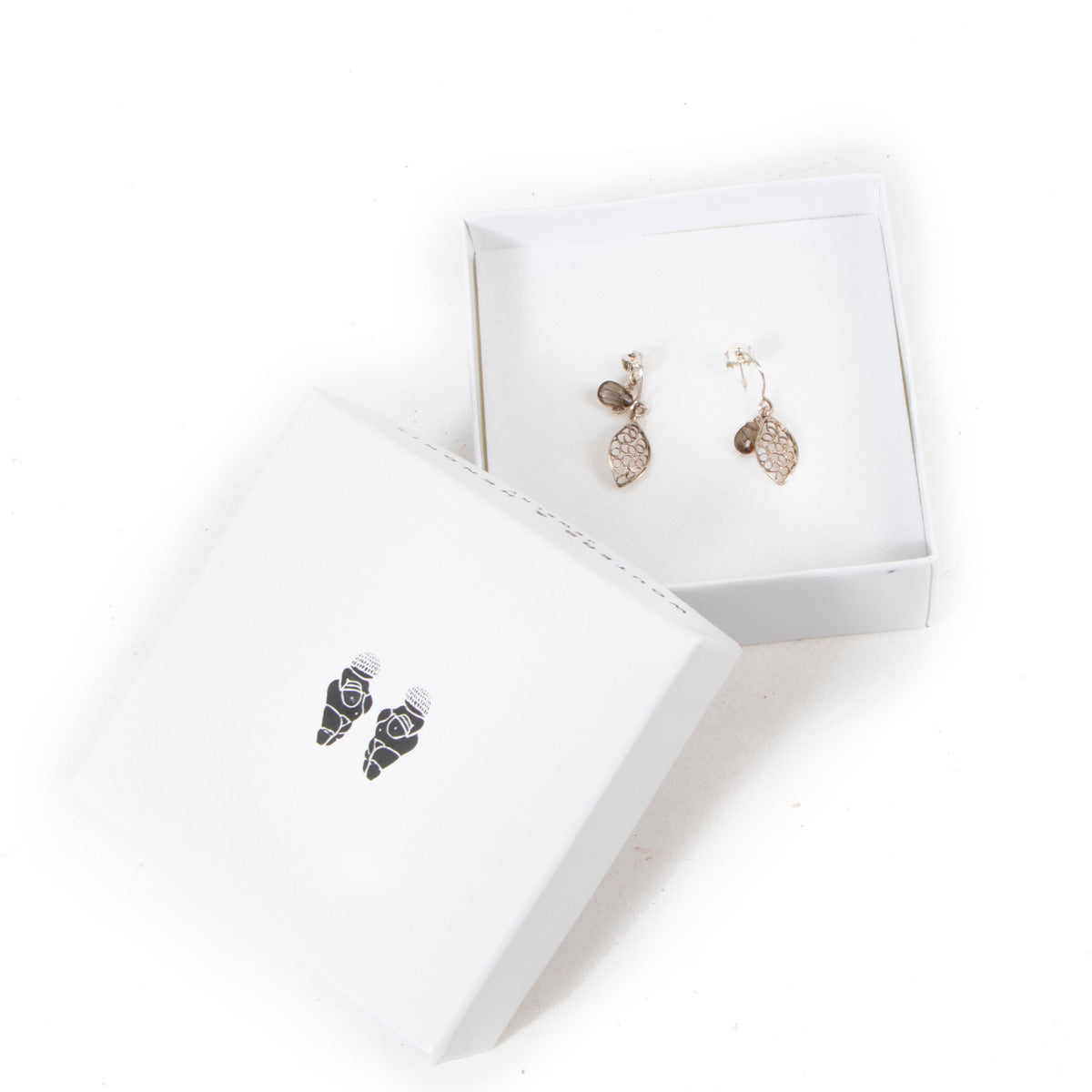 Wouters & Hendrix Silver Leaf Earrings
