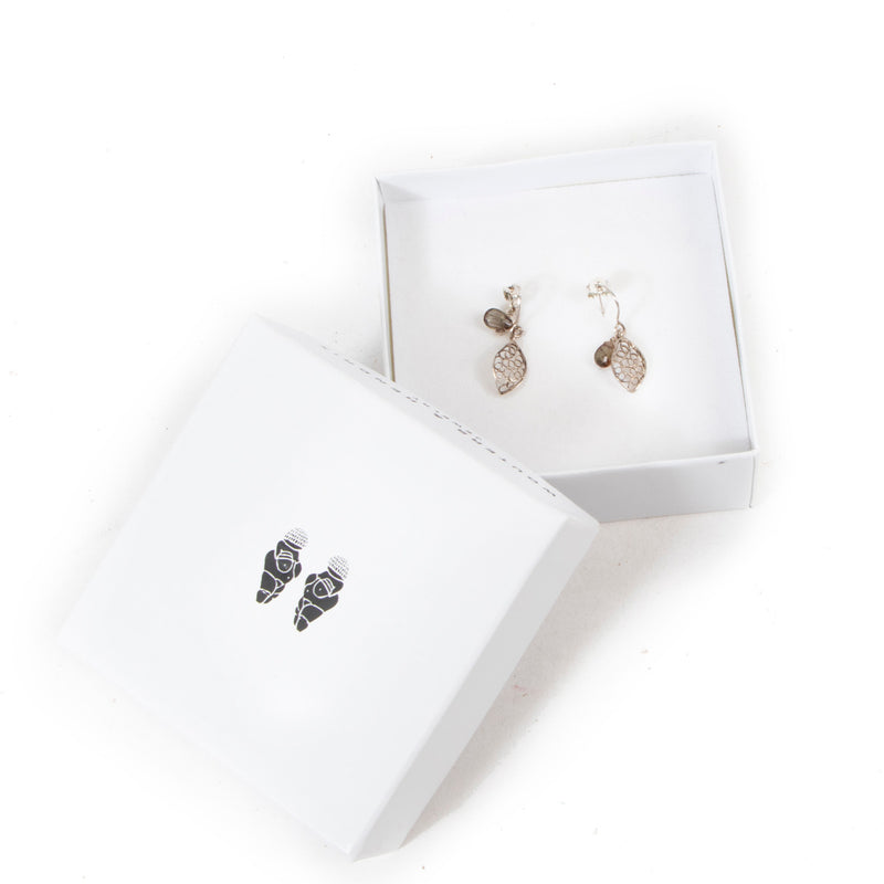 Wouters & Hendrix Silver Leaf Earrings