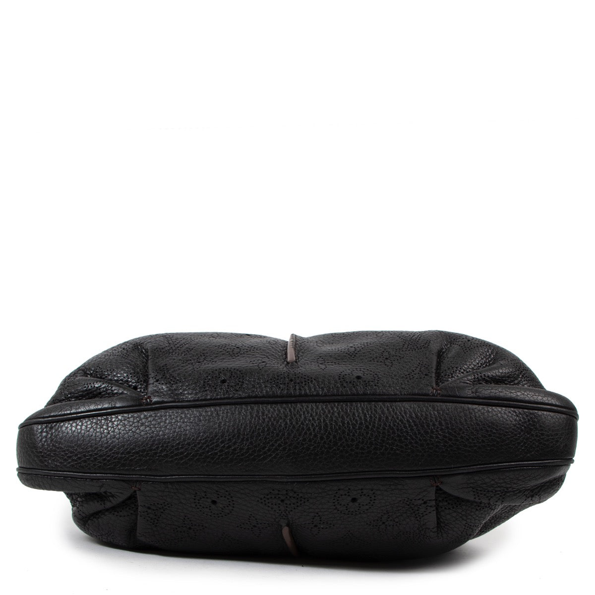 Louis Vuitton Black and Brown Mahina Monogram Perforated Leather Selene Bag