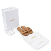 Christian Dior Sand Beige D-Club Sandals - size 37