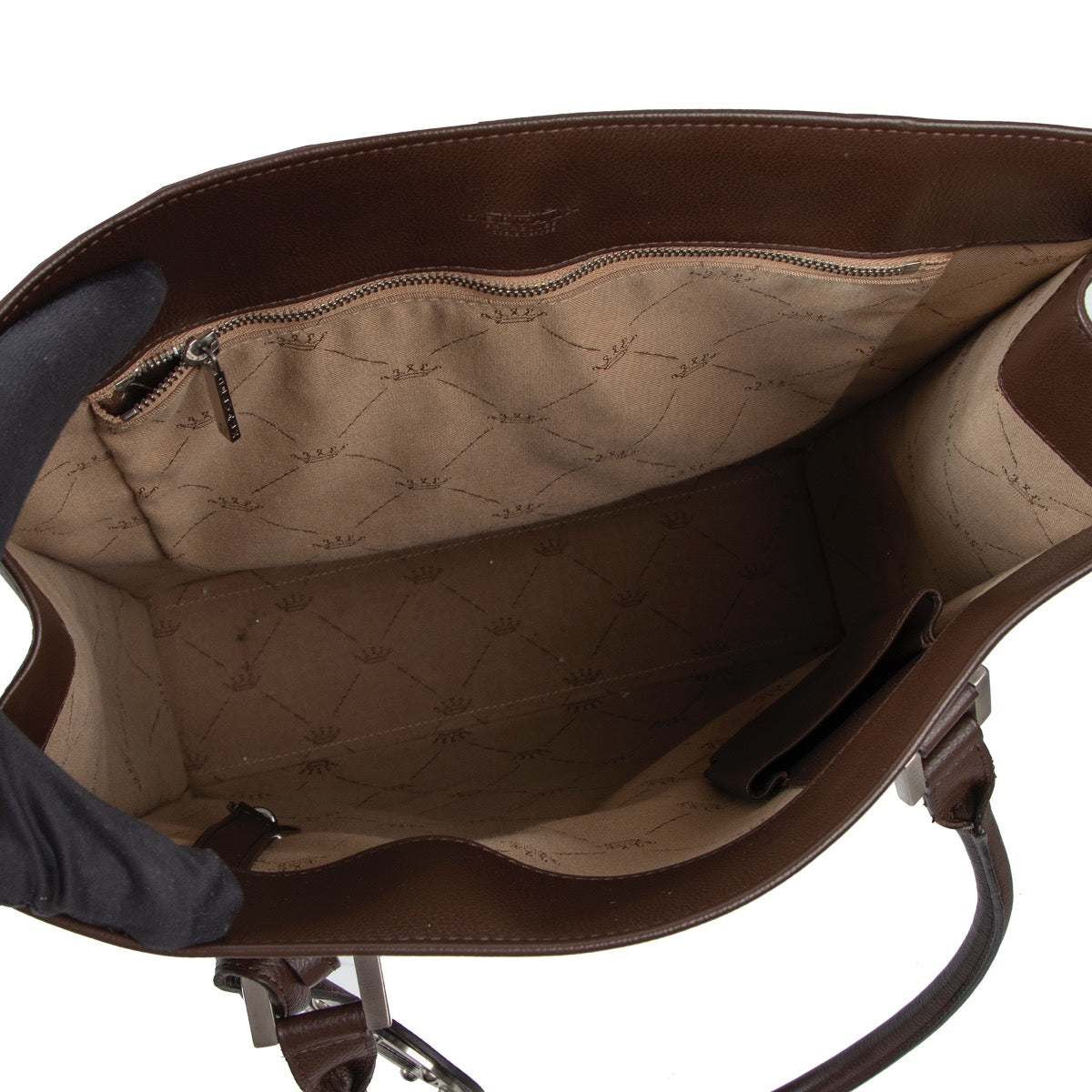Buy an authentic second hand Delvaux Chocolat Brown Jeff Gm Jumping Shoulder Bag in very good condition at Labellov