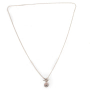 Hermès Amulettes H Confettis Silver Pendant Necklace