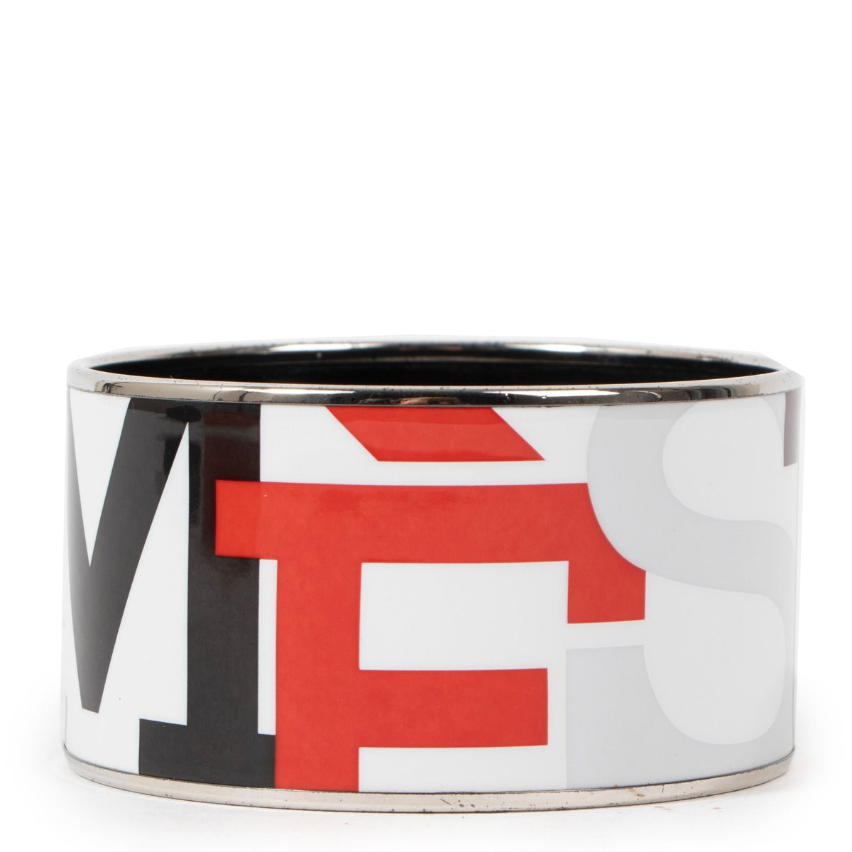 Hermès Extra Brede Emaille Logo Armband