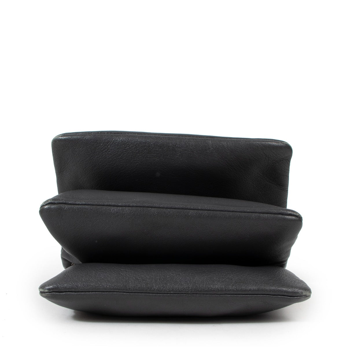 Sac Trio petit modèle en agneau gris Céline