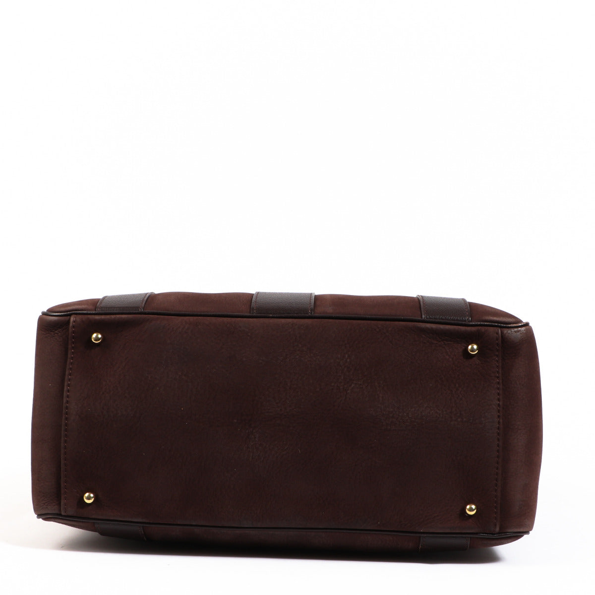Delvaux Brown Nubuck Brillant Tote Shoulder Bag