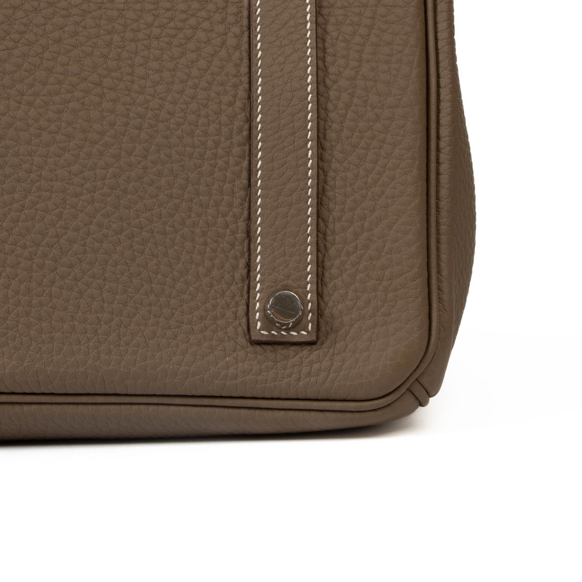 Shop safe online at labellov in Antwerp, Brussels and Knokke this 100% authentic second hand Hermès Birkin 35 Etoupe Togo PHW