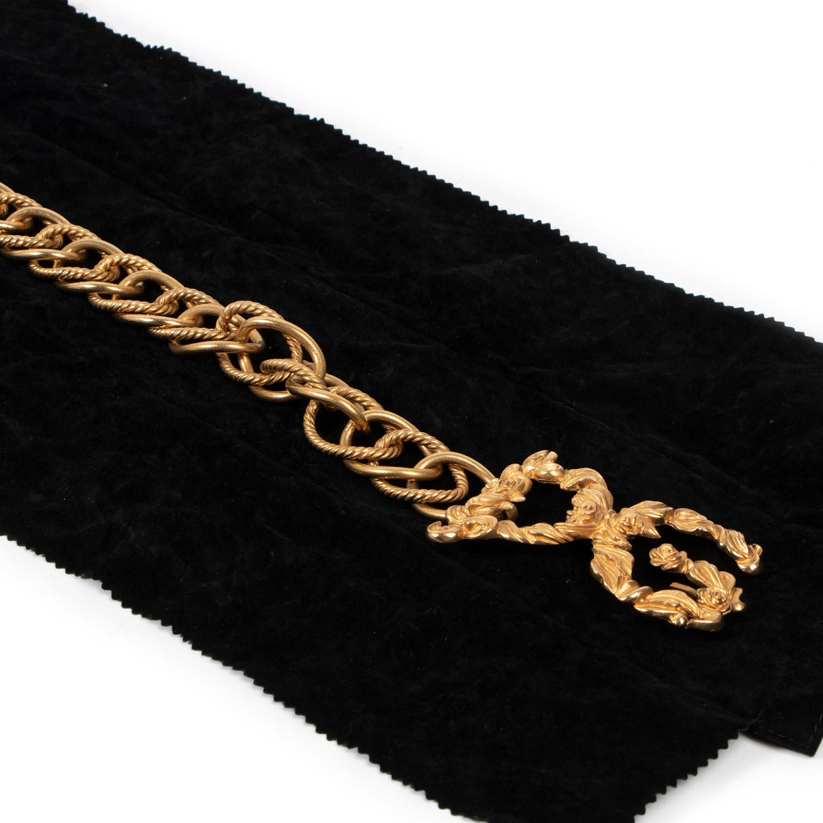 Dolce & Gabbana Gouden Logo Kwastjesriem