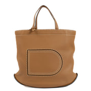 Delvaux Vegetal Taurillon Soft Pin Cabas Surpiqué Bag