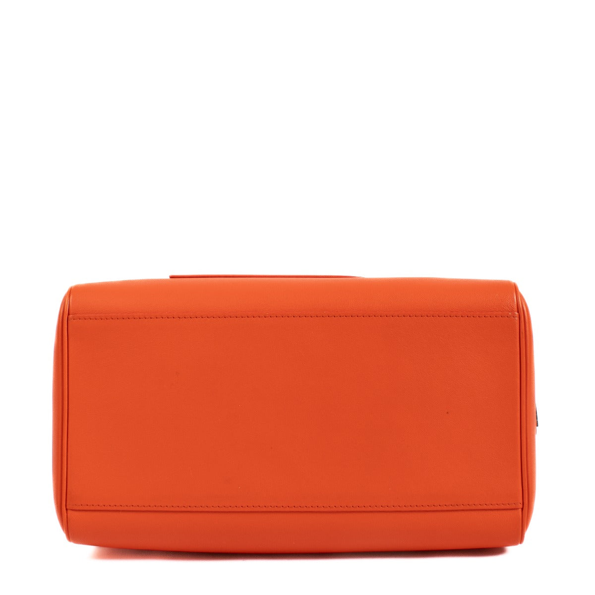 Delvaux Red Louis Boston top handle bag with wafted details and gold hardware, including a long strap for versatile wear. Shop now on Labellov.com.