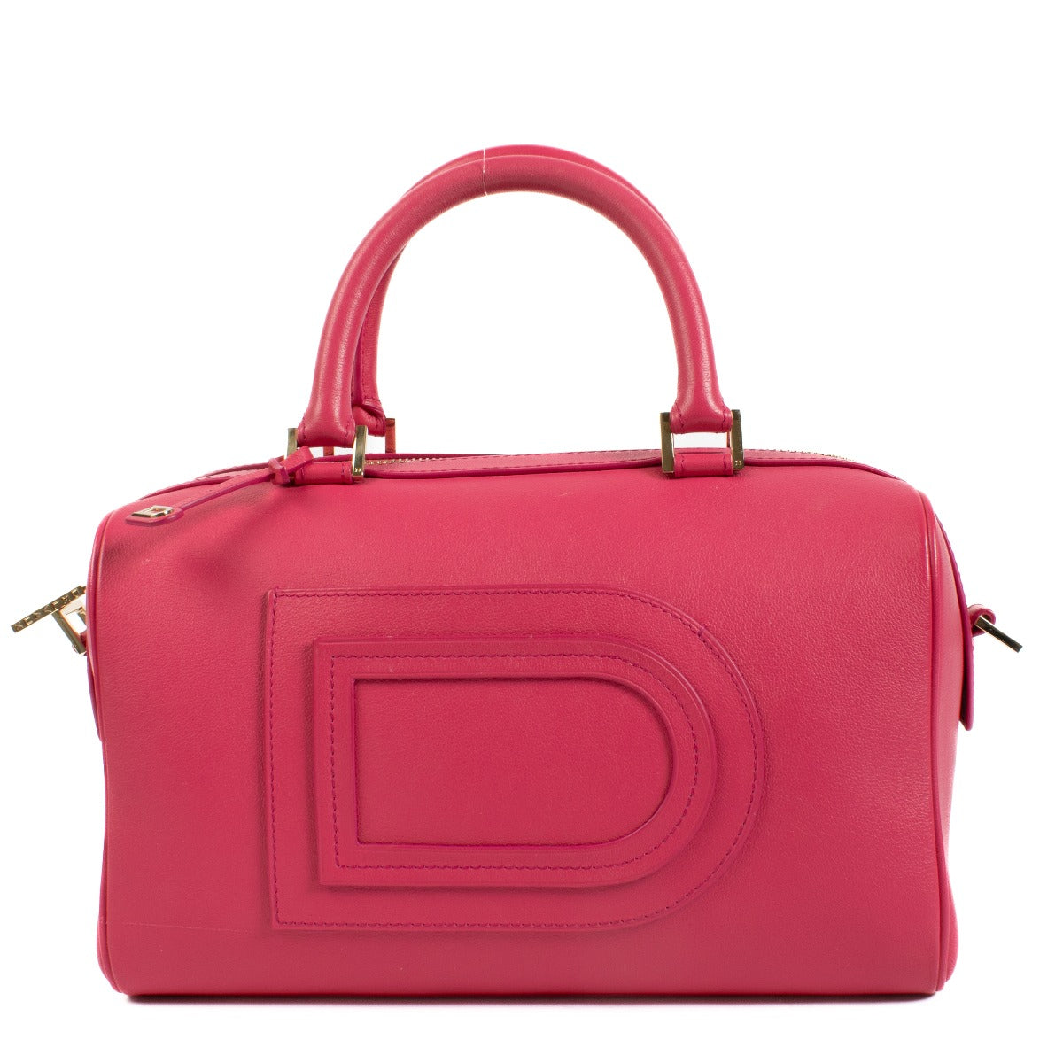 Discover the Delvaux Pink Louise Boston Top Handle Bag, a refined and structured luxury handbag crafted from premium leather. Perfect for timeless elegance and everyday sophistication. Shop now on Labellov.com.