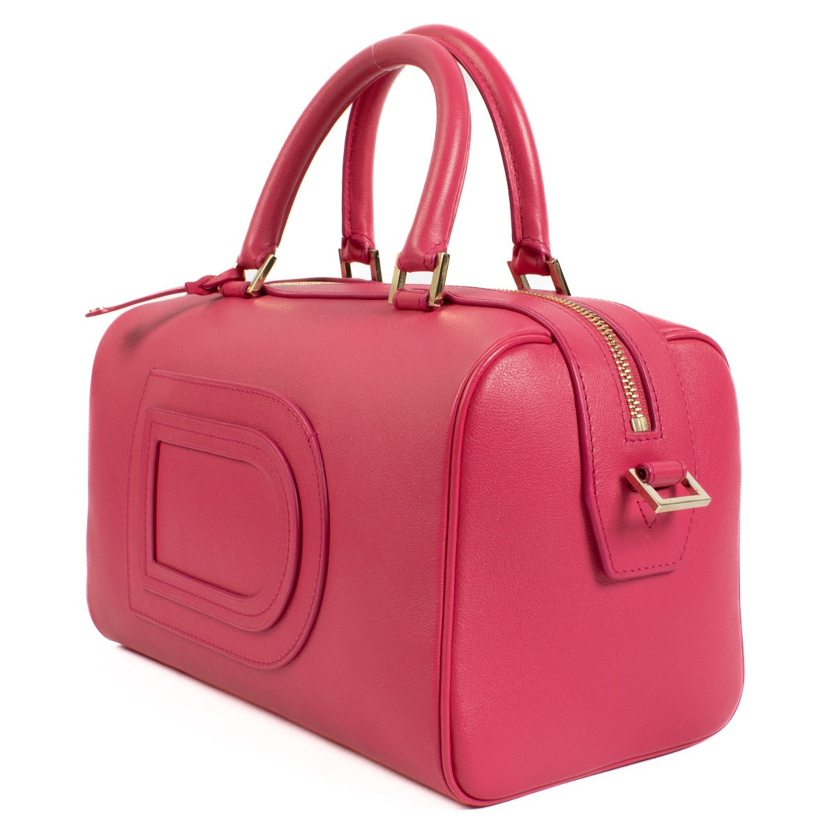 Discover the Delvaux Pink Louise Boston Top Handle Bag, a refined and structured luxury handbag crafted from premium leather. Perfect for timeless elegance and everyday sophistication. Shop now on Labellov.com.