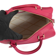 Discover the Delvaux Pink Louise Boston Top Handle Bag, a refined and structured luxury handbag crafted from premium leather. Perfect for timeless elegance and everyday sophistication. Shop now on Labellov.com.