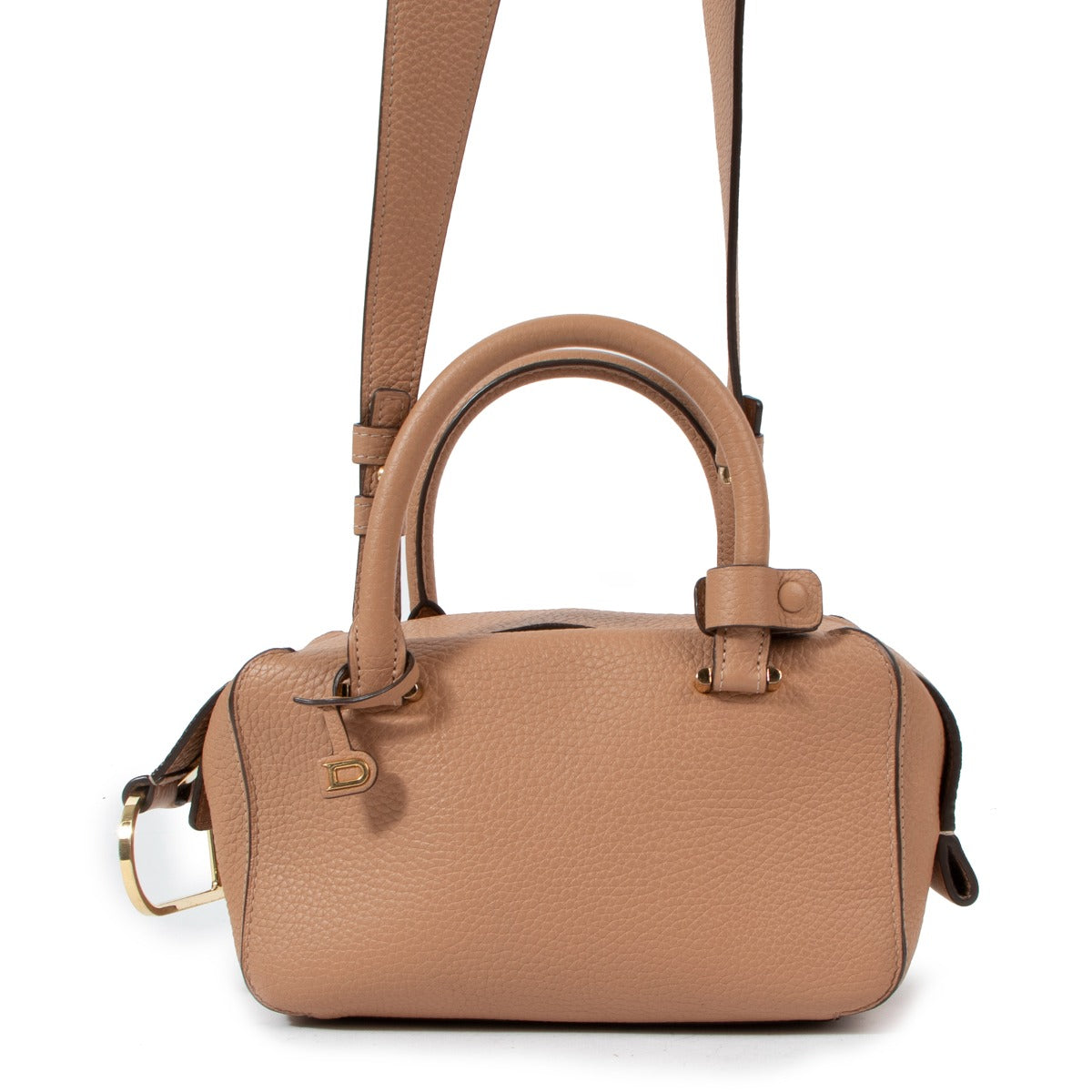 Delvaux Cool Box Mini Vison Taurillon Soft