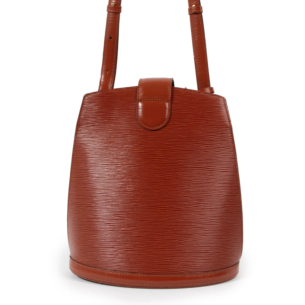 Buy an authentic second hand Louis Vuitton Kenyan Fawn Epi Cluny Shoulder Bag in very good condition at Labellov.