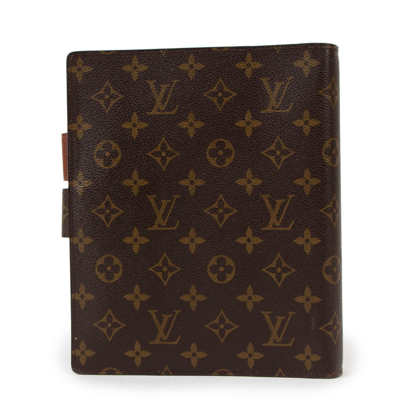 Buy a verified second-hand Louis Vuitton Monogram Canvas Large Ring Agenda in good condition at Labellov Antwerp.
