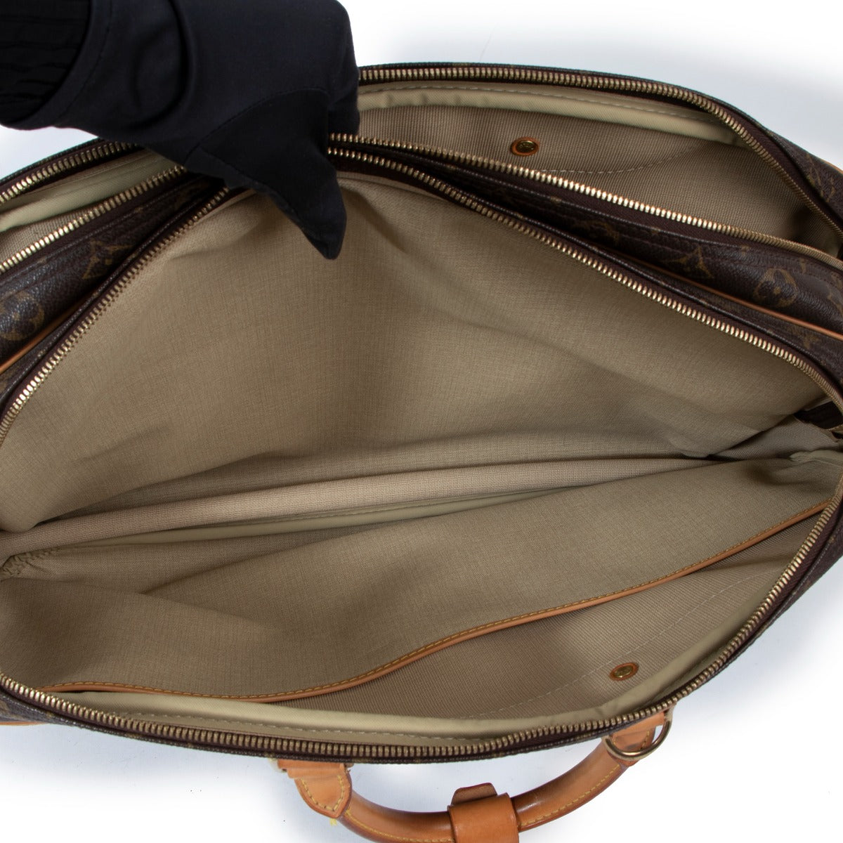 Louis Vuitton Monogram Canvas Alize 24 Heures Bag