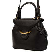 Buy real authentic preloved Delvaux Black Leather Trotteur Baltimore PM safe online at Labellov.com or in Knokke, Brussels or Antwerp