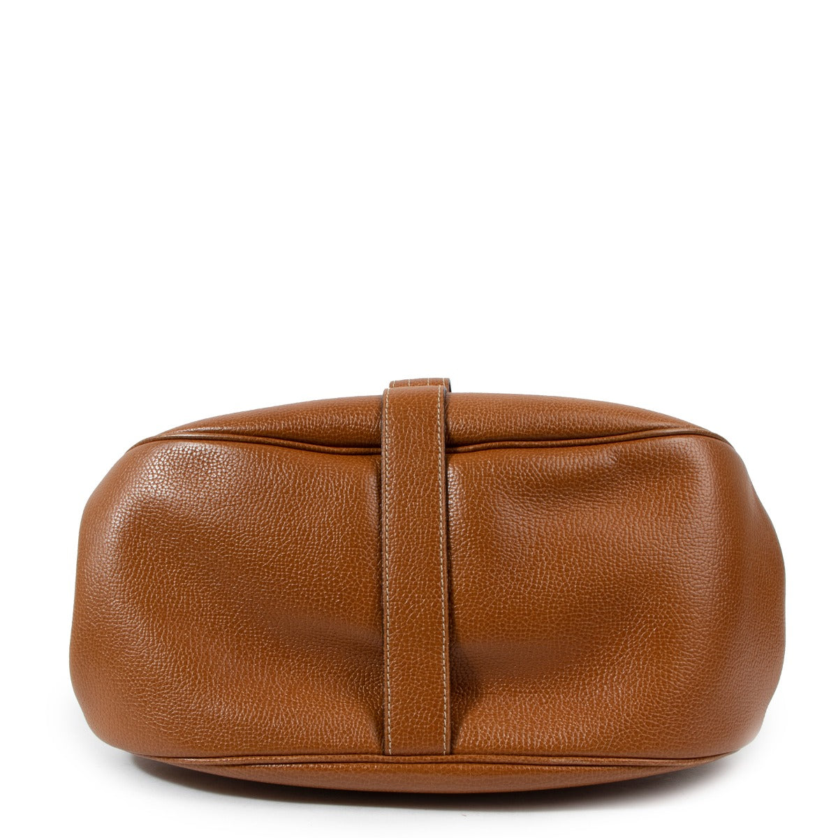 Delvaux Cognac Cerceau GM Shoulder Bag
