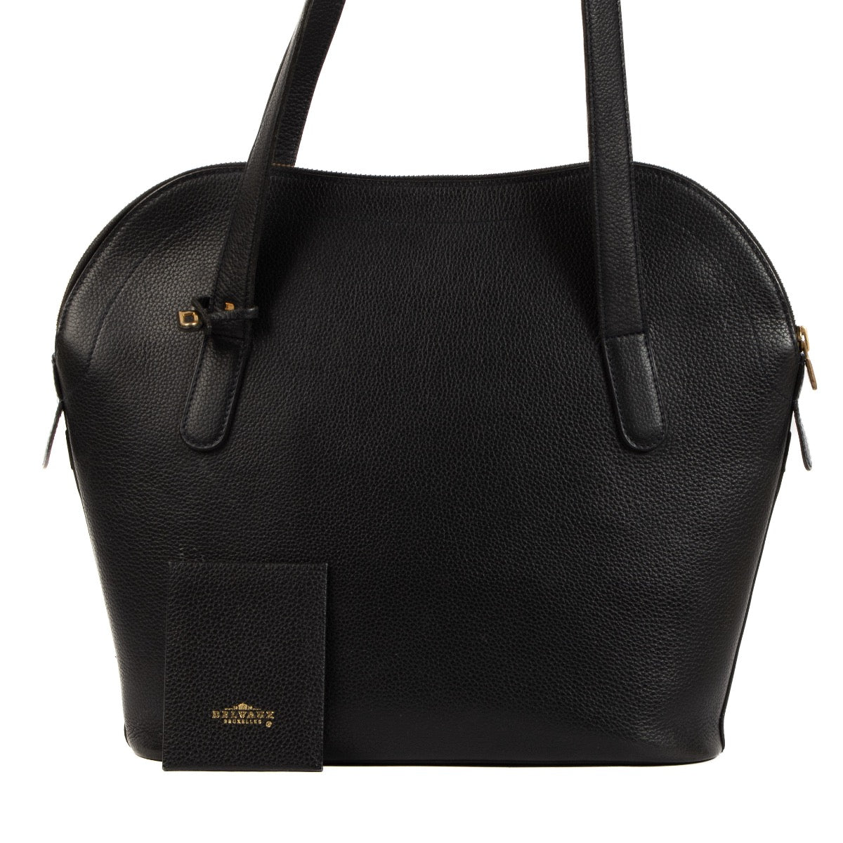 Delvaux Marine Jumping Leather Reflet Shoulder Bag