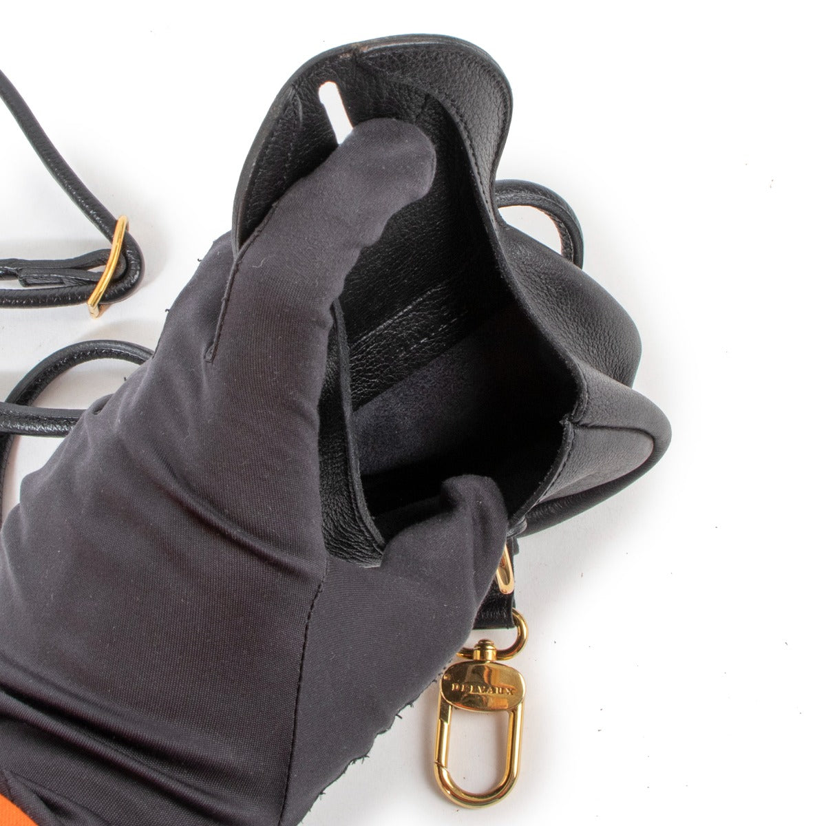 Delvaux Zwarte Micro Cerceau Crossbodytas