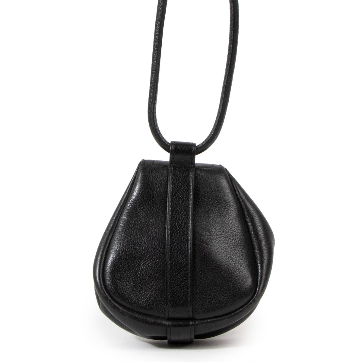 Delvaux Zwarte Micro Cerceau Crossbodytas