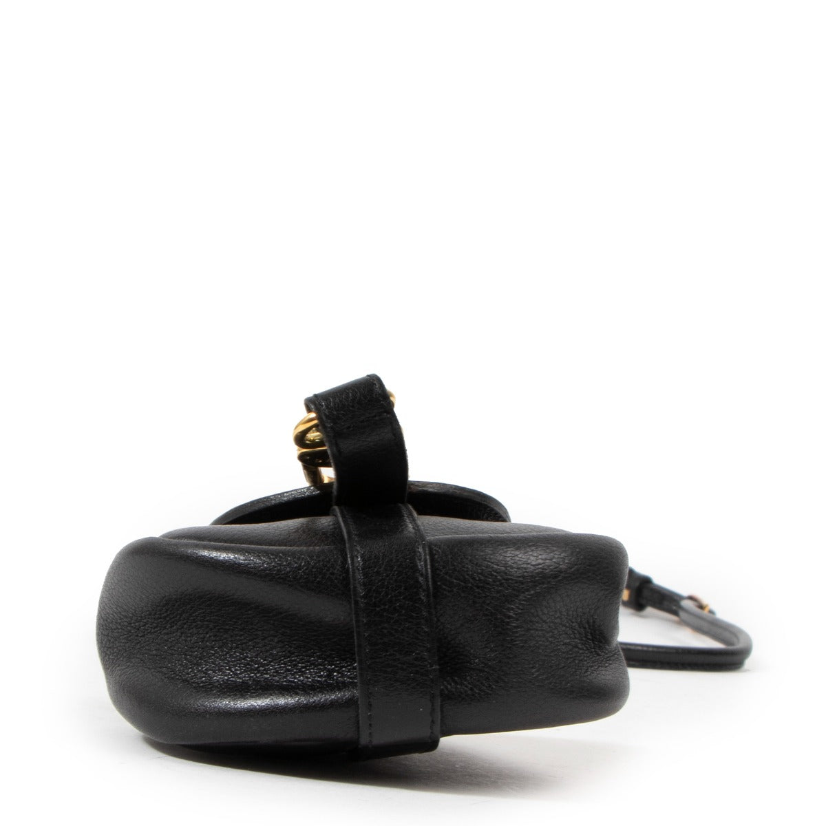 Delvaux Zwarte Micro Cerceau Crossbodytas