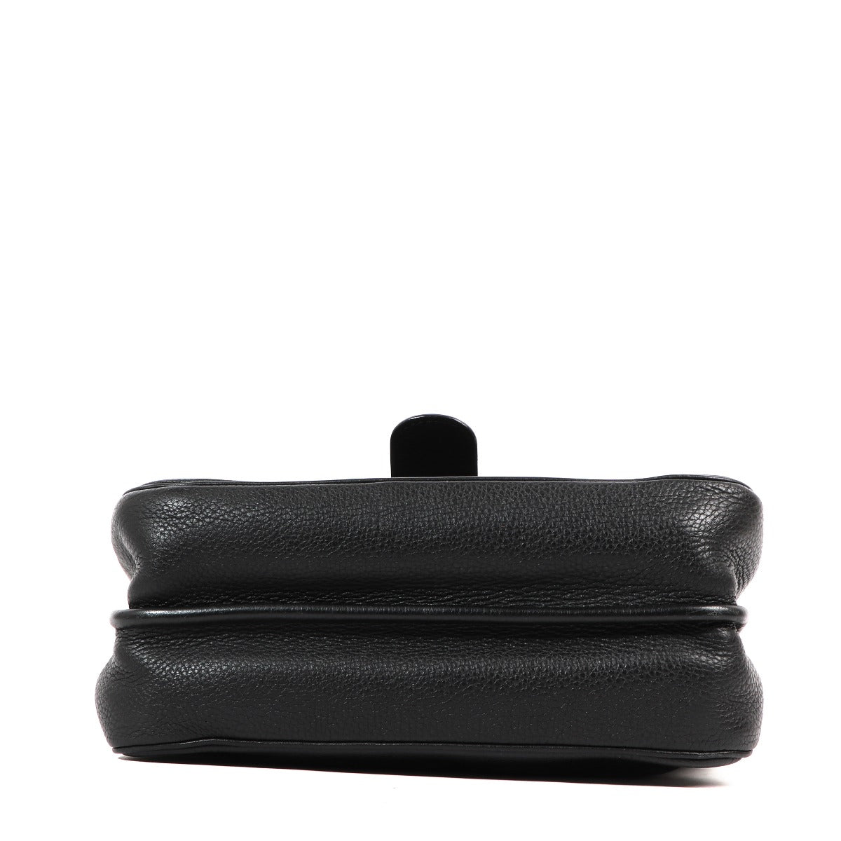 Delvaux Brillant Baudrier Zwarte Taurillon Crispé Crossbodytas