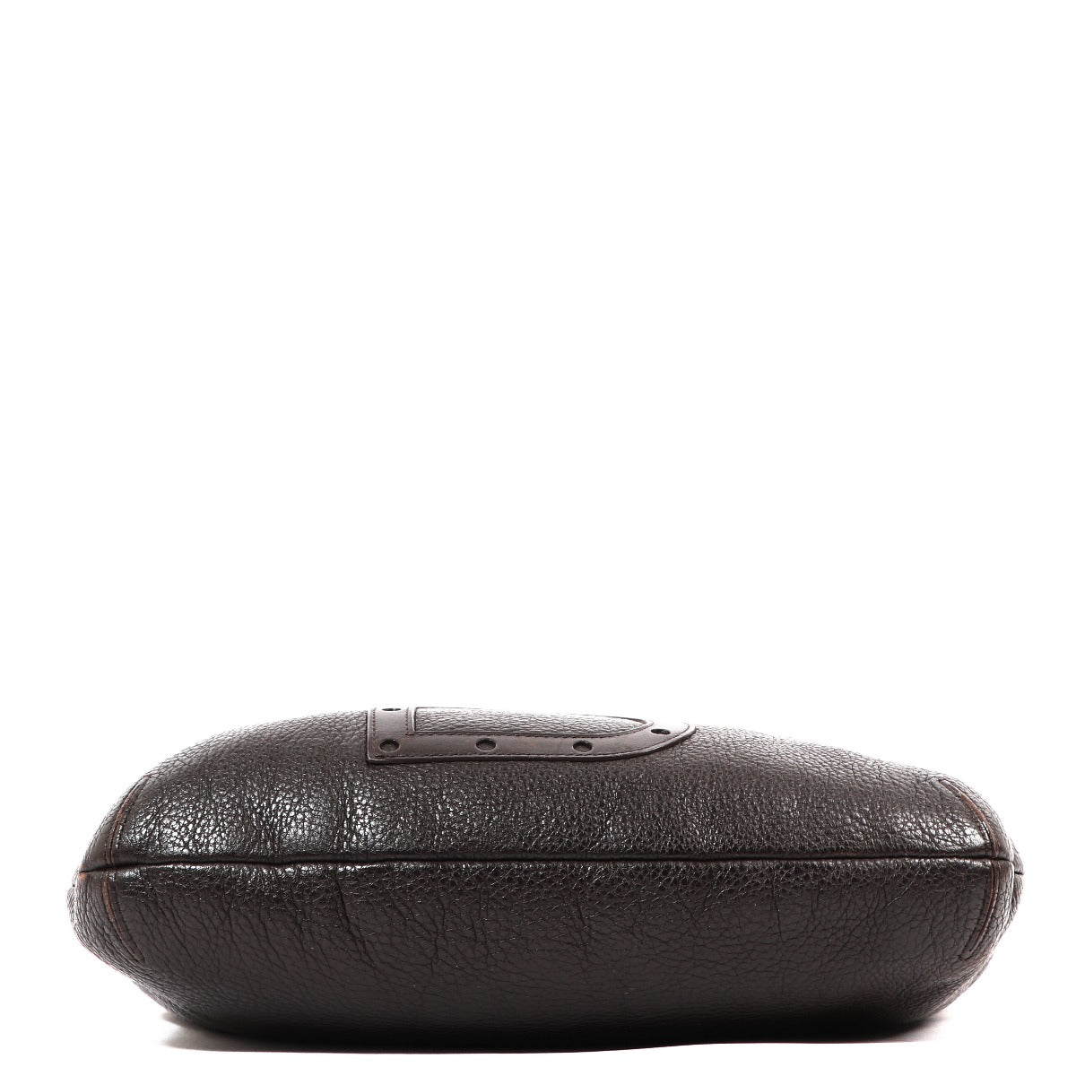 Sac bandoulière Delvaux Café Taurillon Crispé Louise PM