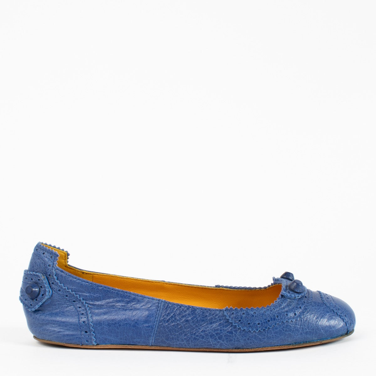 authentic preloved Balenciaga Blue Flats - size 38 on Labellov.com