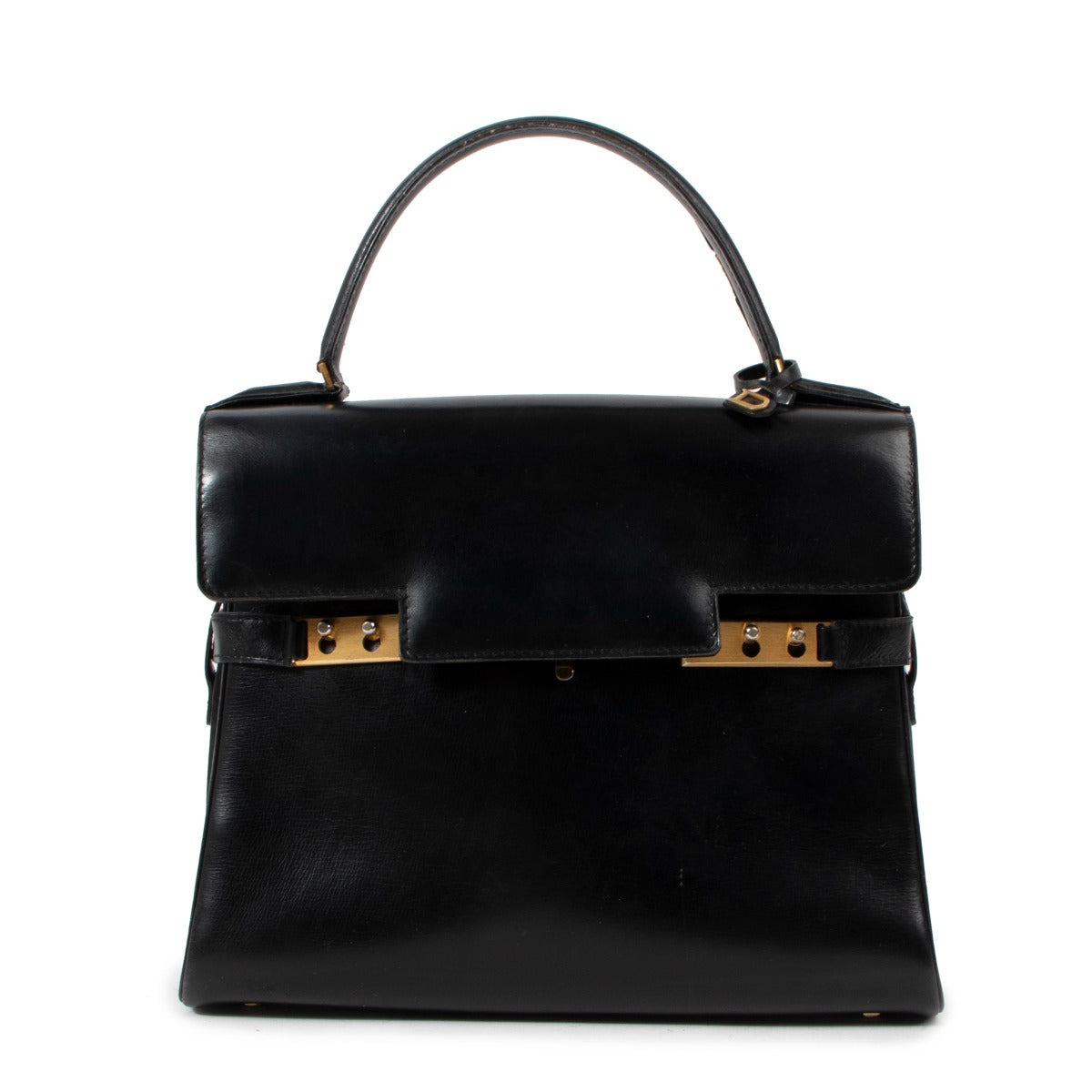 Delvaux Tempête PM Vintage Black Box Calf