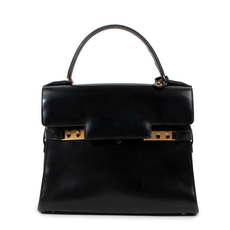 Delvaux Tempête PM Vintage Black Box Calf