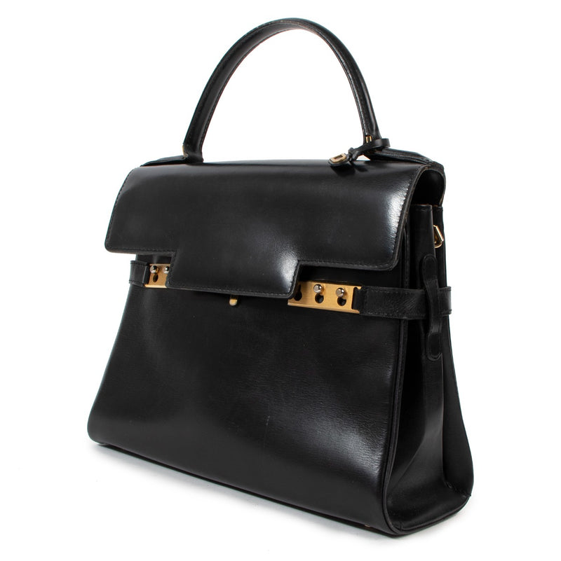 Delvaux Tempête PM Vintage Black Box Calf