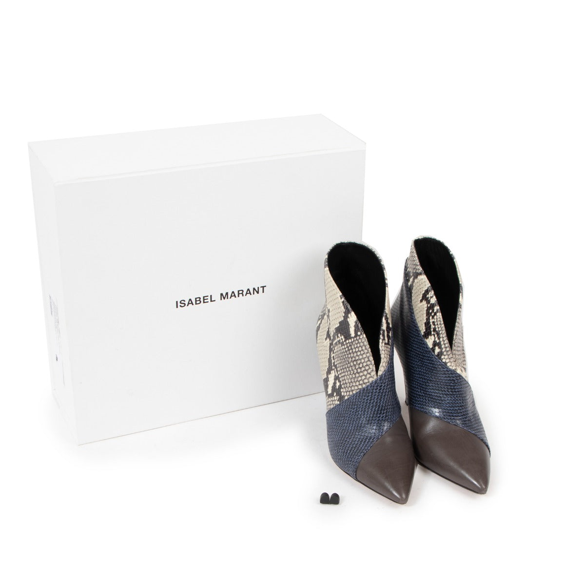 Isabel Marant Exotic Patchwork Ankle Boots