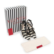 Valentino Garavani Rockstud Caged 100 Striped Pumps