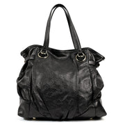 Gucci Black Guccissima Full Moon Shoulder Bag